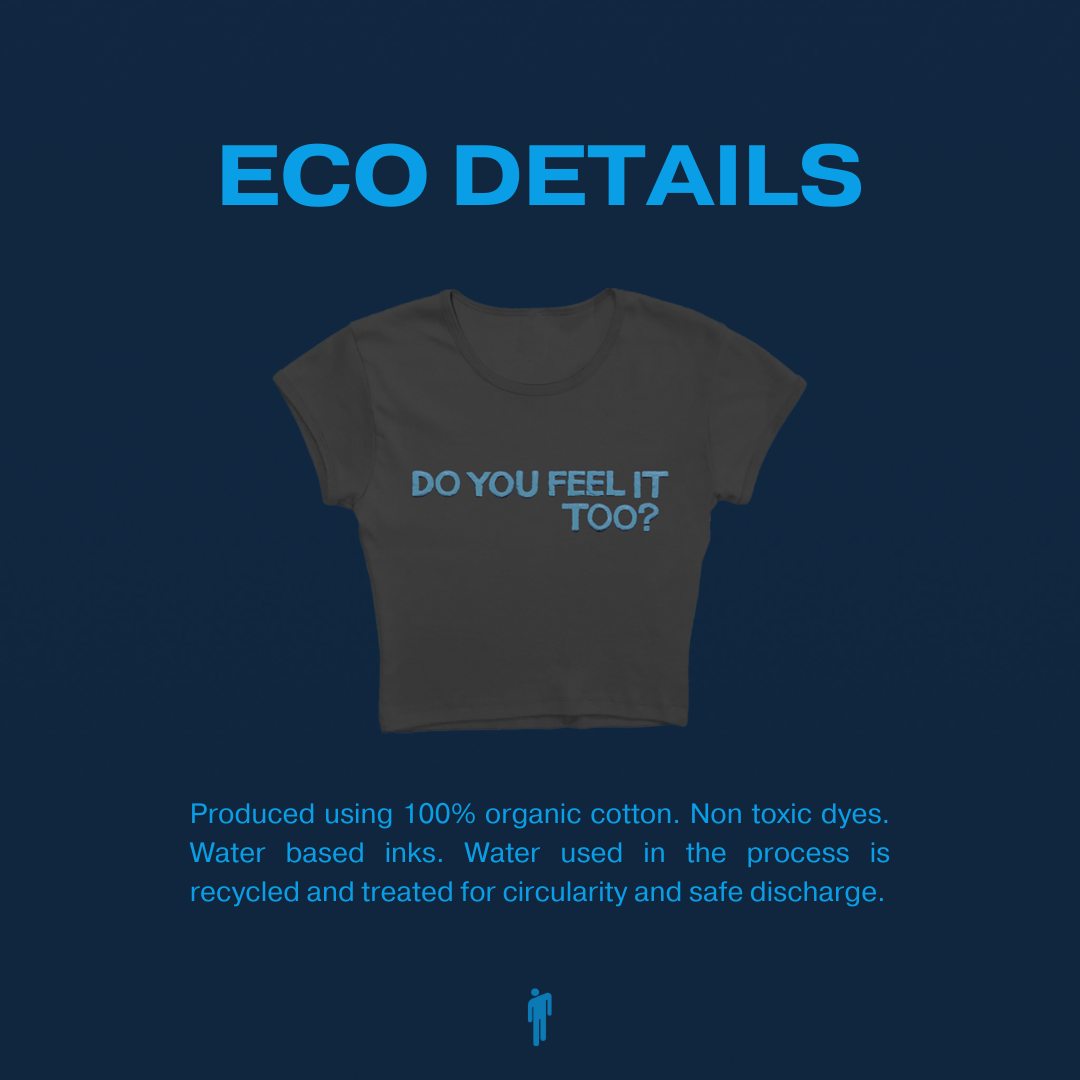 Do You Feel It Too? Crop Baby T-Shirt