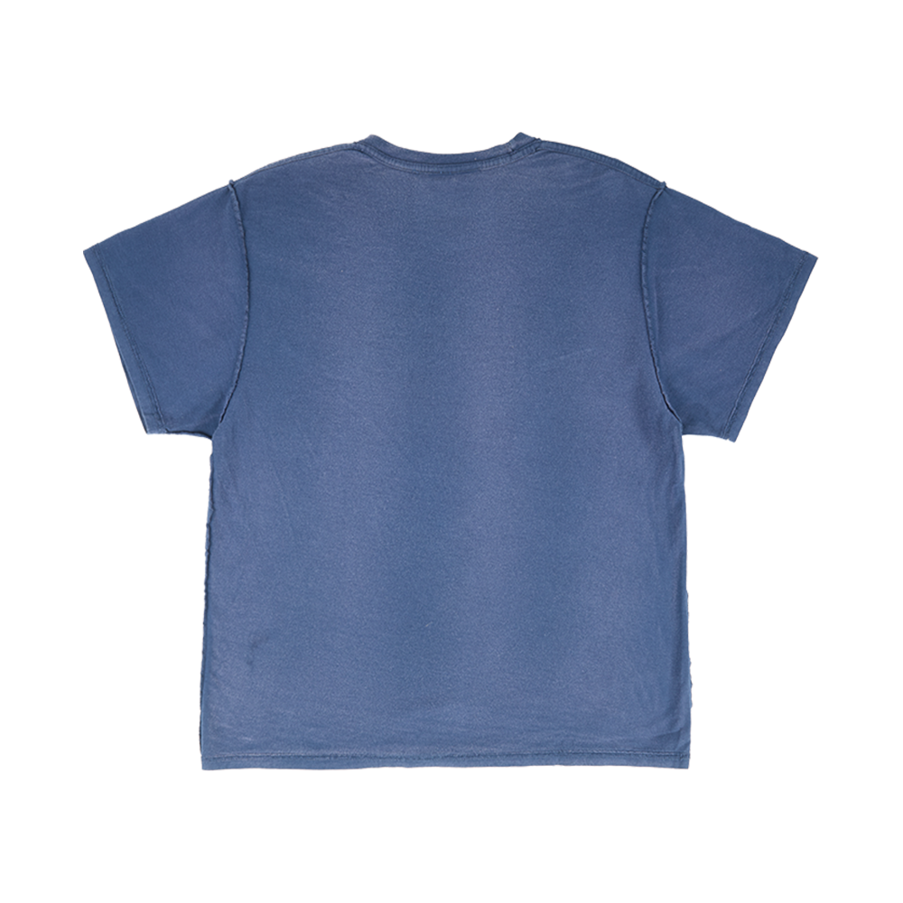 Billie x Iris Alonzo Hit Me Hard And Soft Upcycled Blue Tee