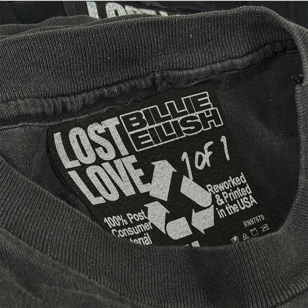 Billie x Lost Love Black Logo Tee