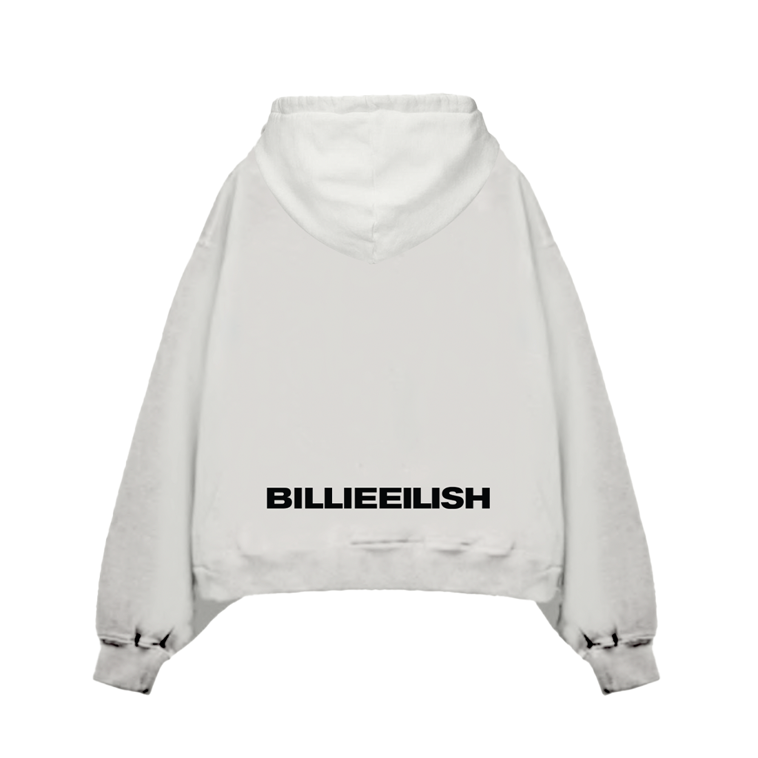 Hanging Blohsh White Hoodie