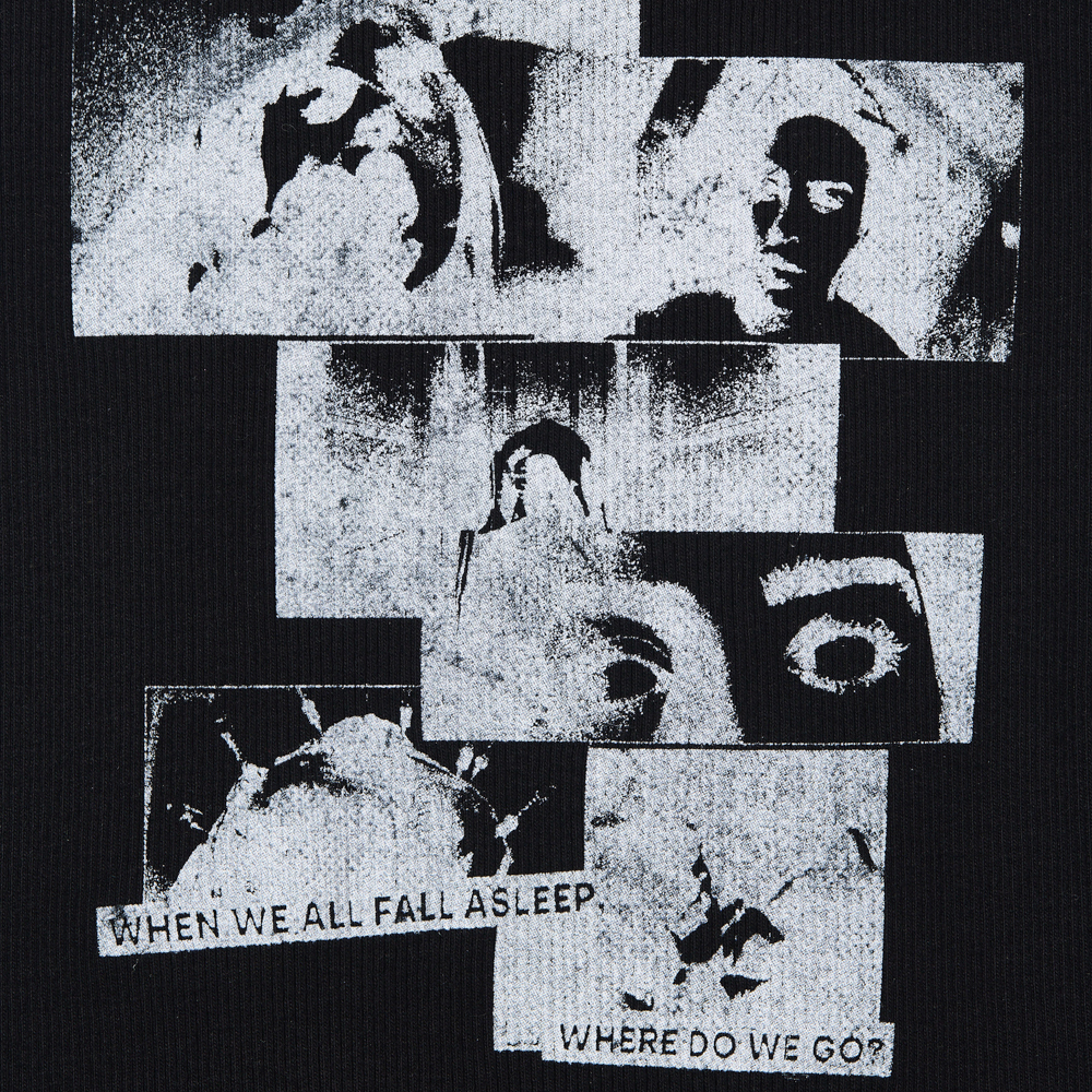 WHEN WE ALL FALL ASLEEP, WHERE DO WE GO? Anniversary Tank in Black