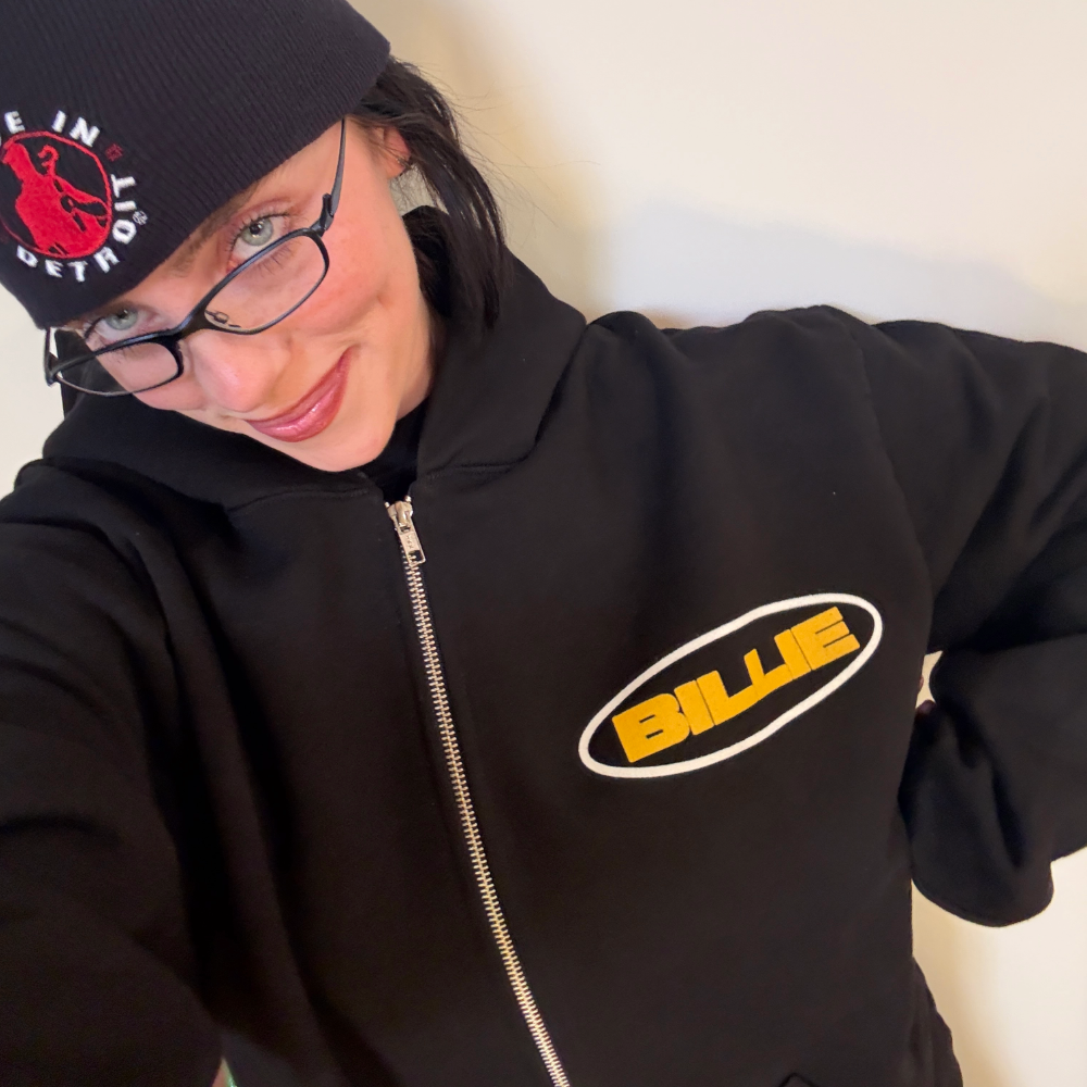 Hit Me Star Black Hoodie