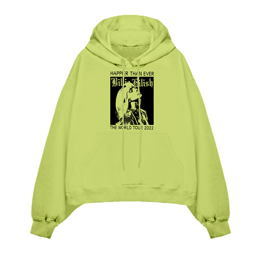 Homecoming Stamped Lime Hoodie