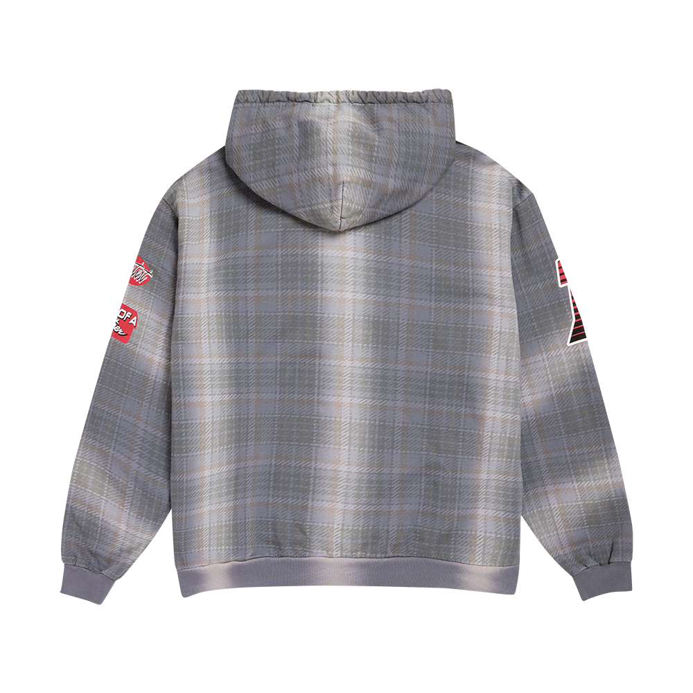 IRIS x Billie Upcycled Plaid Hoodie