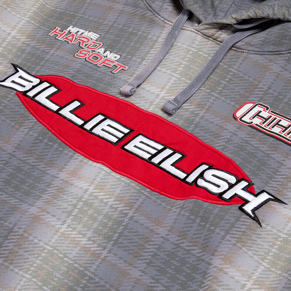 IRIS x Billie Upcycled Plaid Hoodie