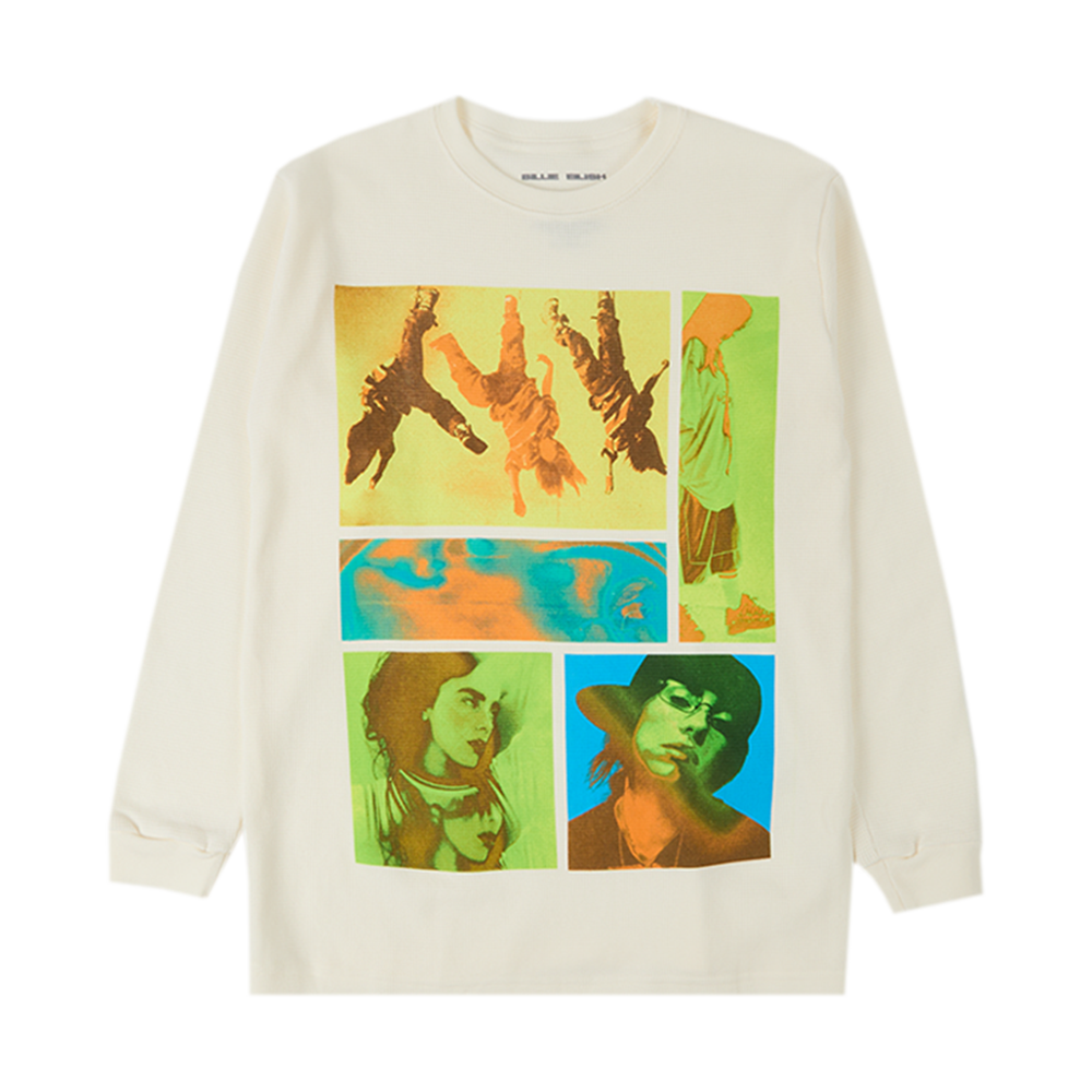 BIRDS OF A FEATHER COLLAGE THERMAL LONG SLEEVE