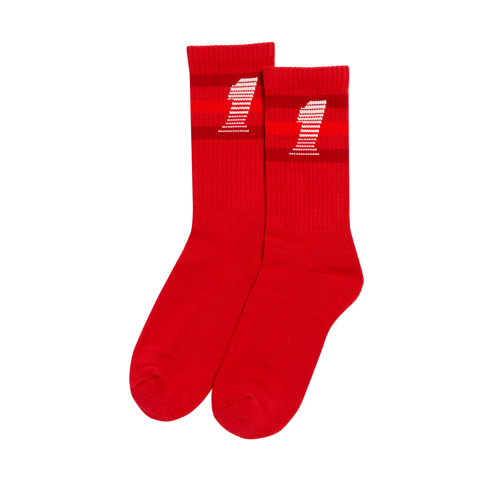 Billie Racer 1 Red Socks
