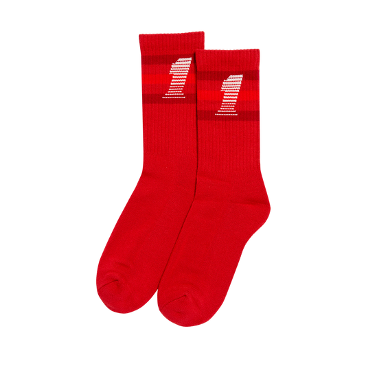 Billie Racer 1 Red Socks