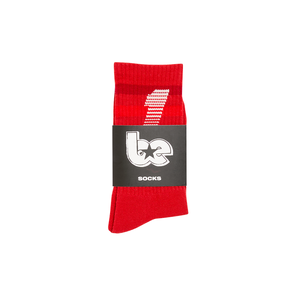 Billie Racer 1 Red Socks