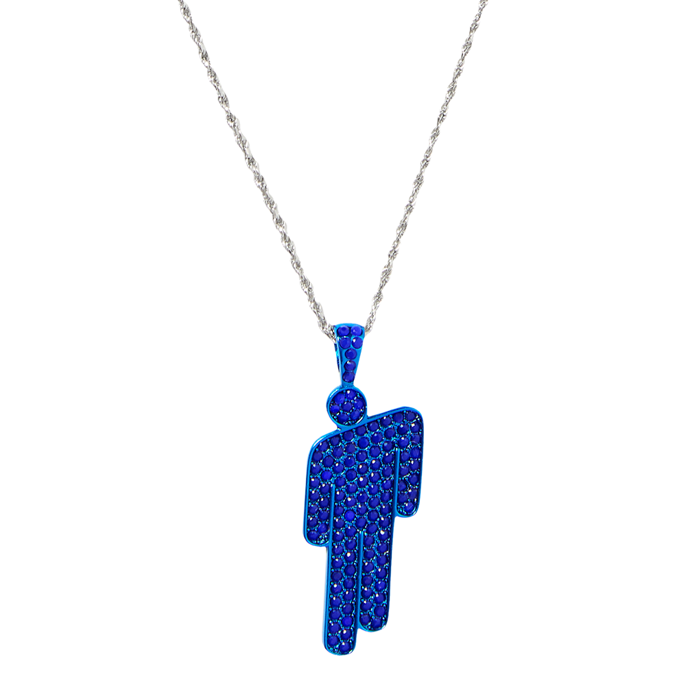 HIT ME HARD AND SOFT Blue Blohsh Necklace