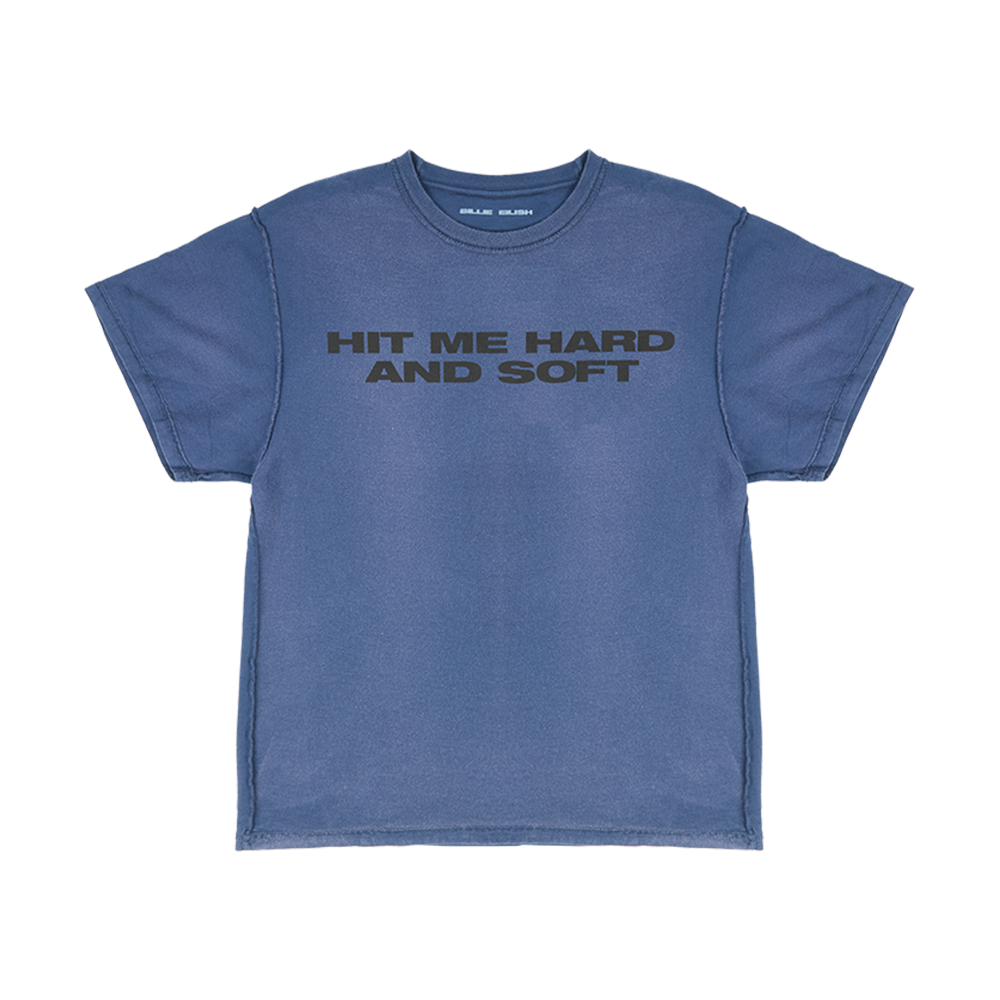 Billie x Iris Alonzo Hit Me Hard And Soft Upcycled Blue Tee
