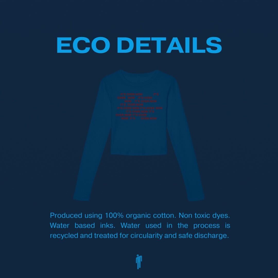 It’s Over Now Baby Crop Longsleeve