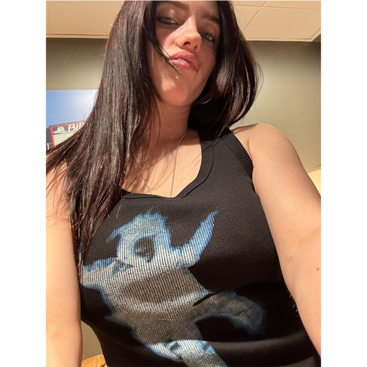 Falling Ribbed Crop Tank