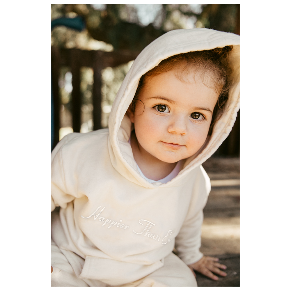 Happier Than Ever Organic Youth Hoodie