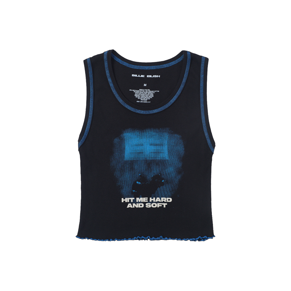 Contrast Stitch Cover Crop Tank